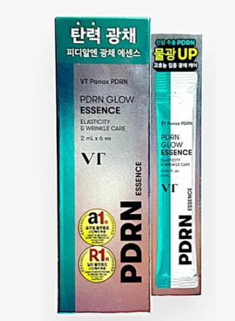 VT PDRN Glow Essence – Korean skincare ampoule for hydration, radiance, and firming, suitable for sensitive skin HOLYKOLY.