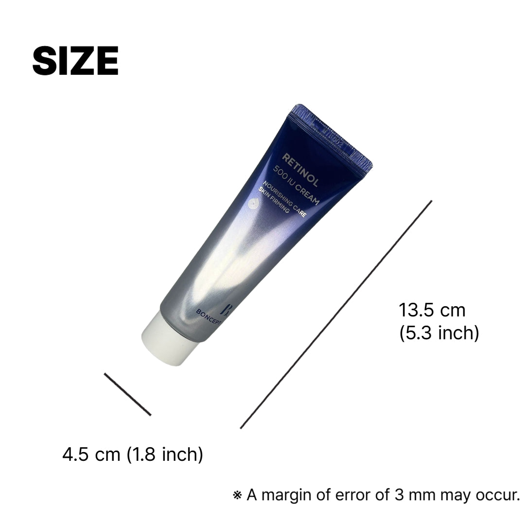 Effective retinol cream for crepey skin, neck, and under-eye areas