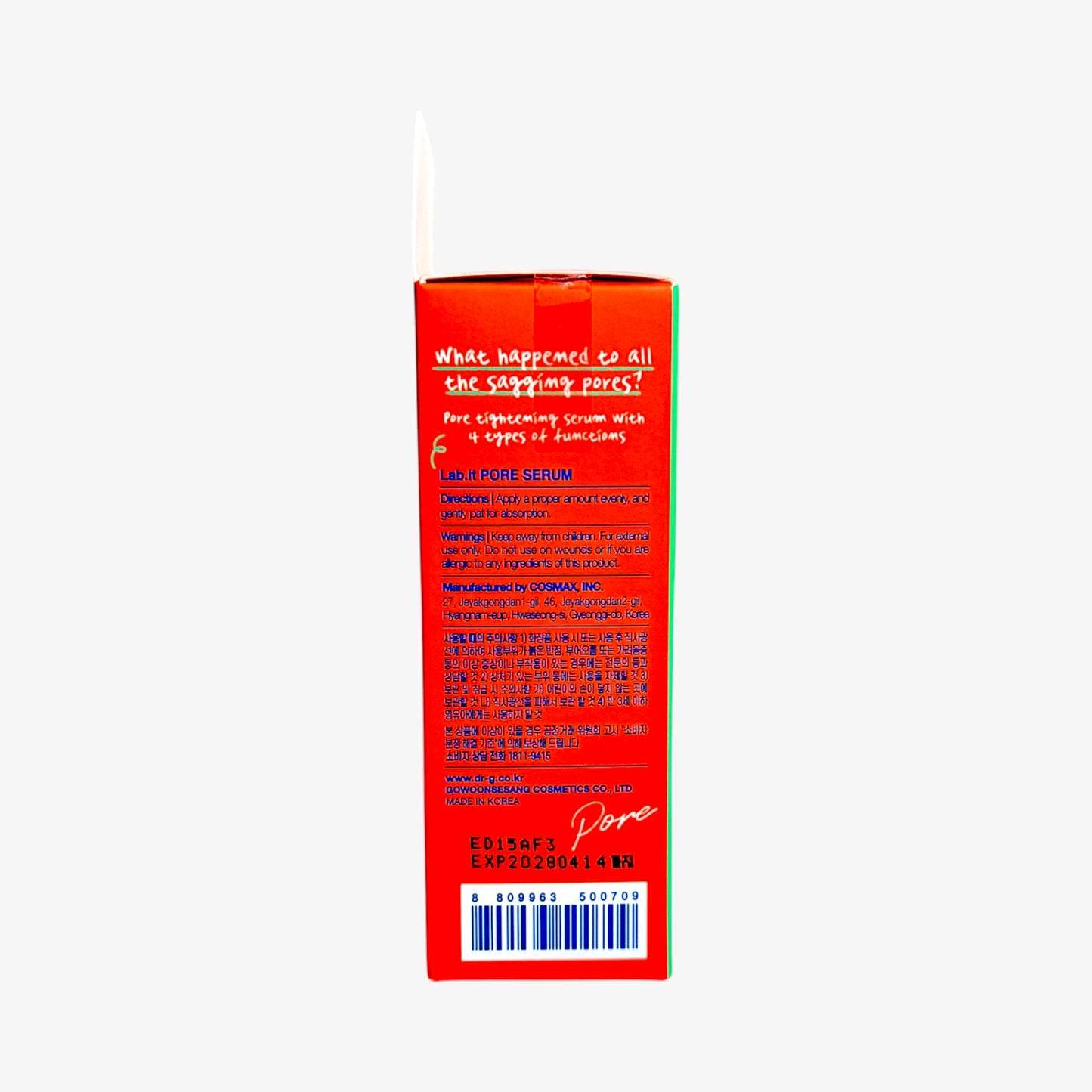 Dr.G facial serum for blackheads and clogged pores
