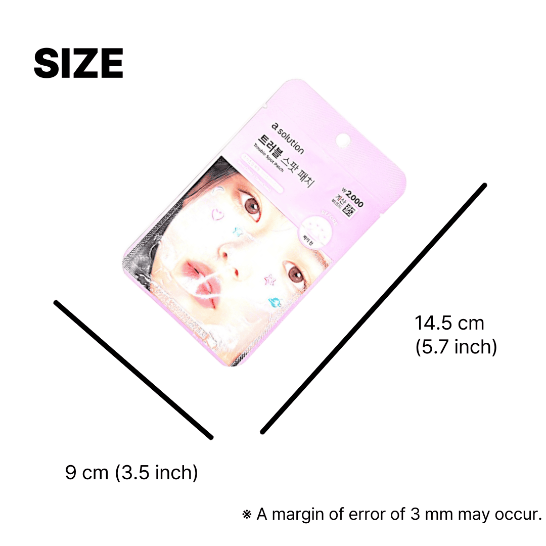 Clear acne spot stickers for sensitive skin