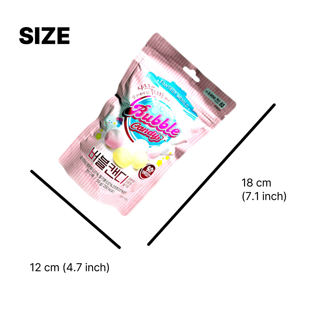A fruity sweet korean snack in pastel colors