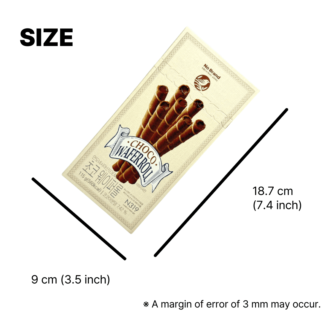 snack korean choco wafer roll