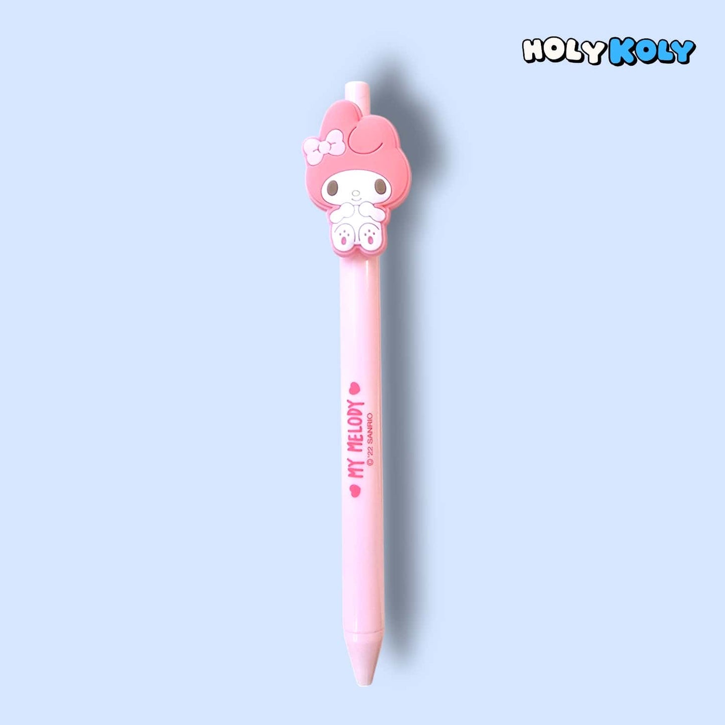 daiso korea sanrio My Melody character pen in pastel pink with 0.5mm tip and kawaii stationery style