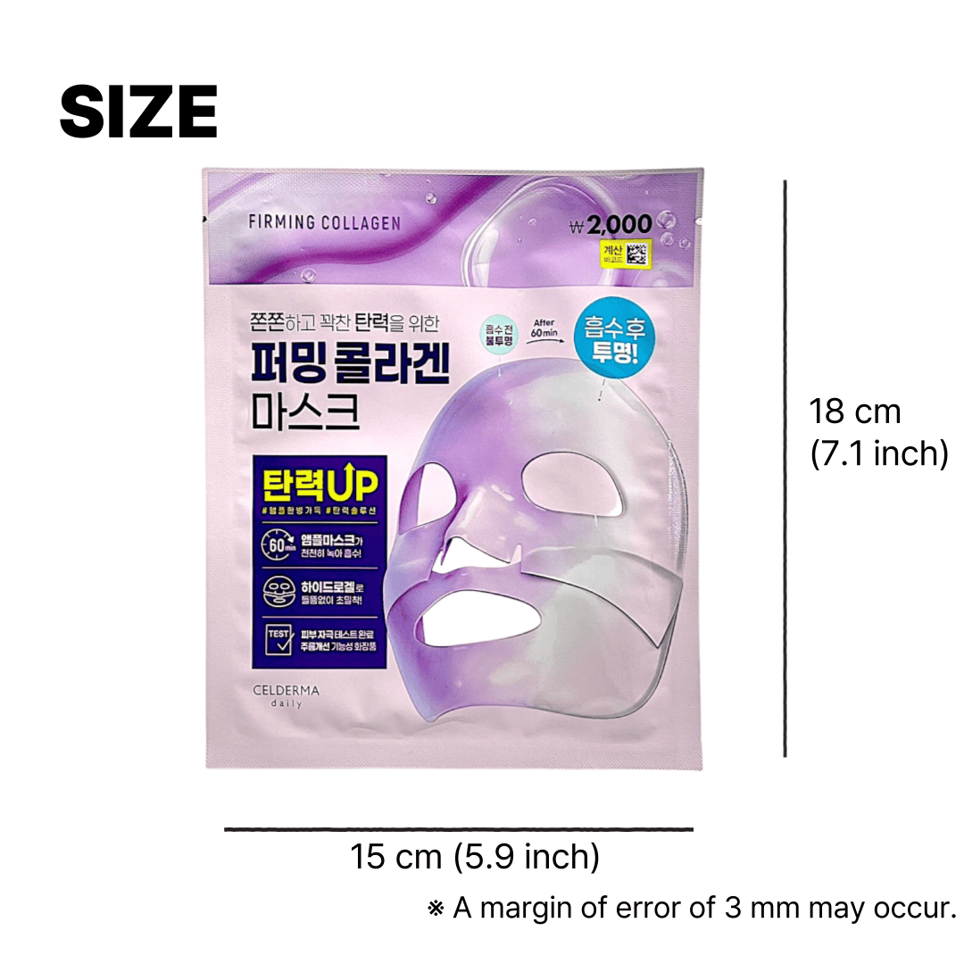 korean anti aging skincare mask with collagen