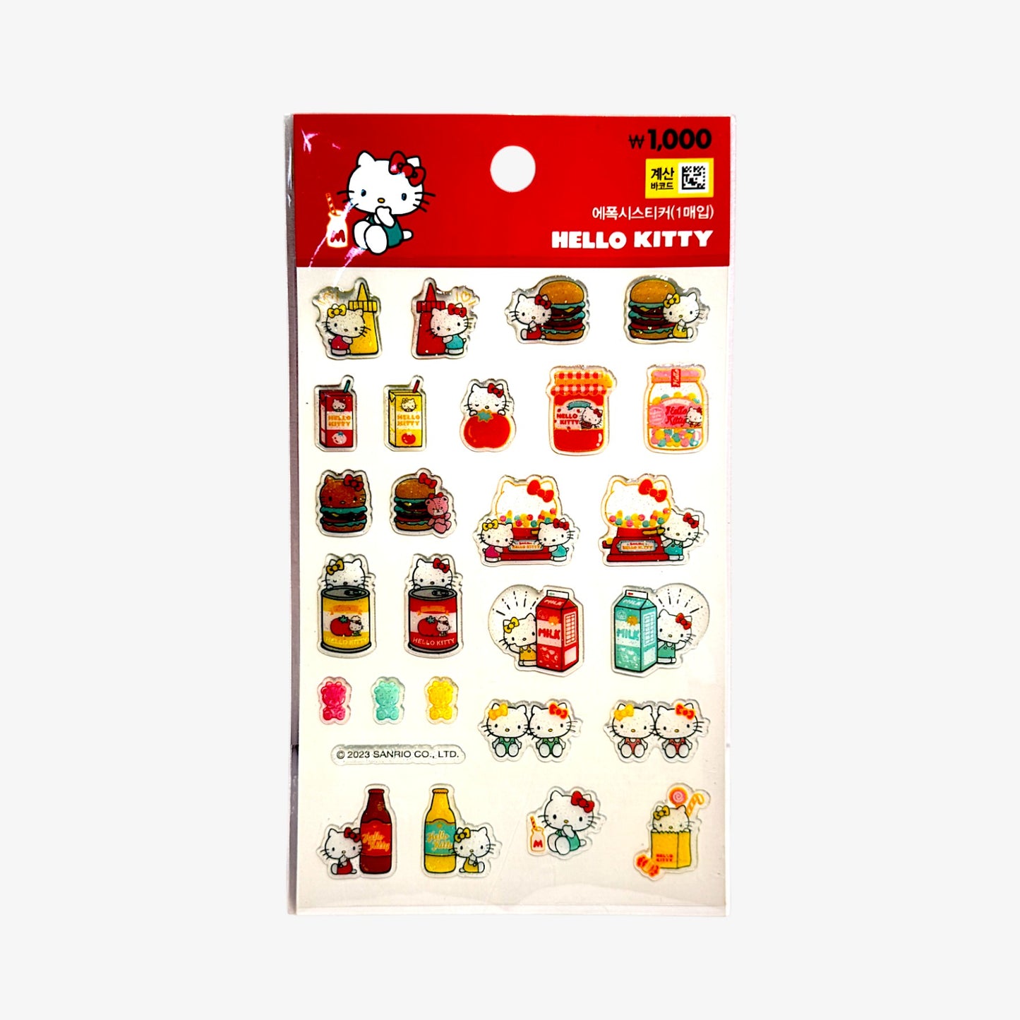 sanrio 3d stickers hello kitty epoxy sticker