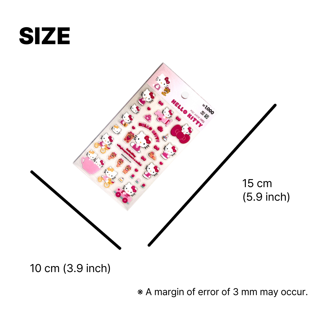 adorable transparent stickers for room decoration