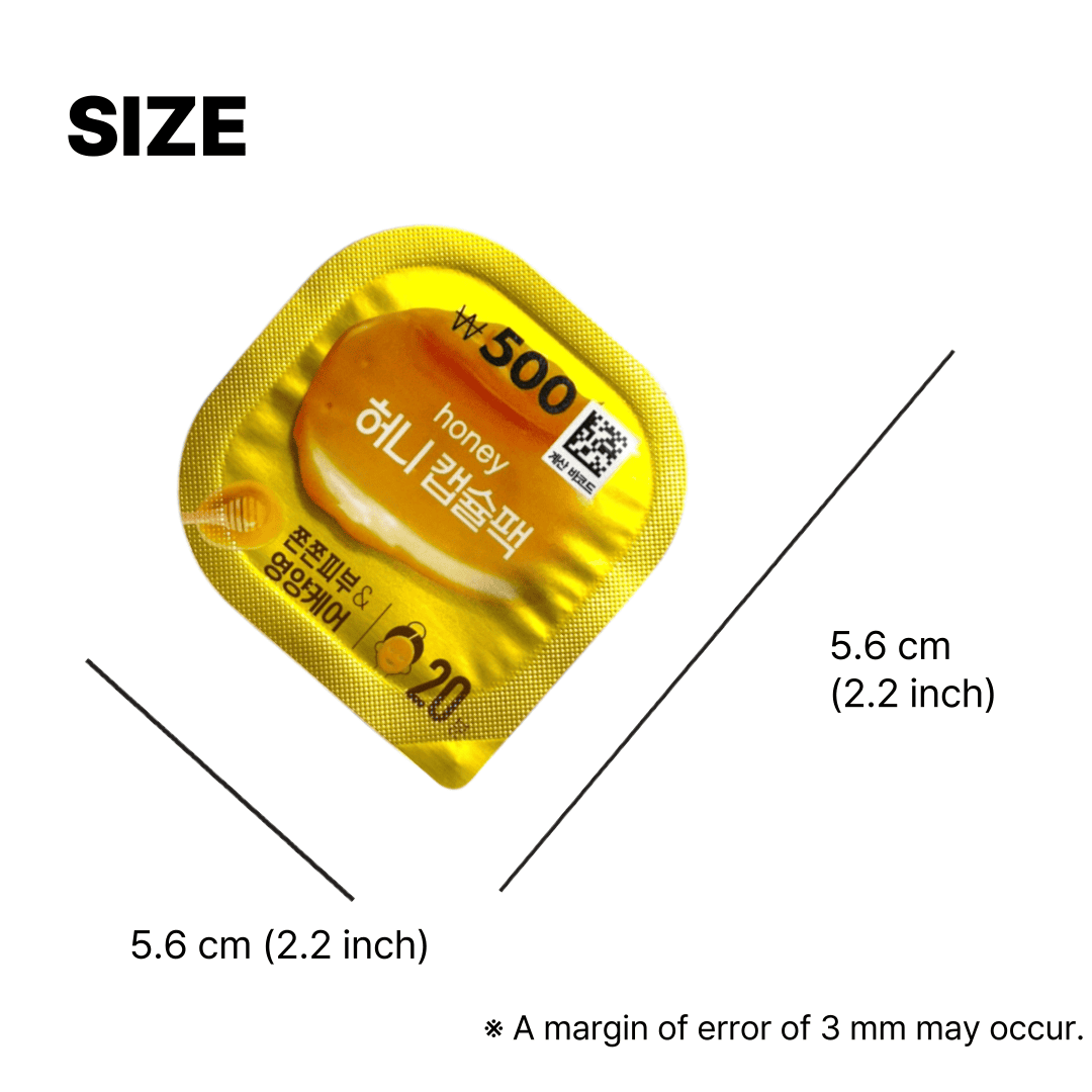 glowing skin mask with honey extract