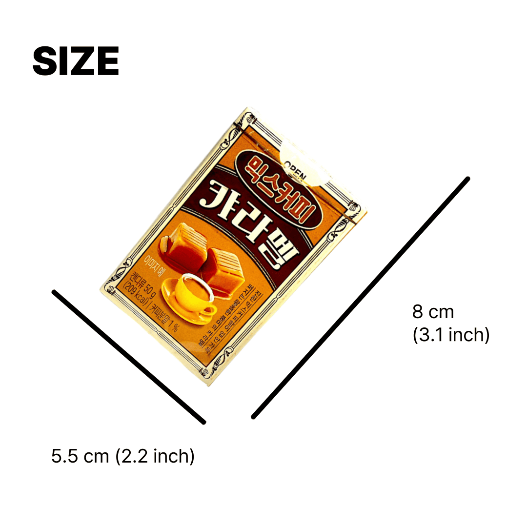 creamy korean traditional candy with deep coffee taste