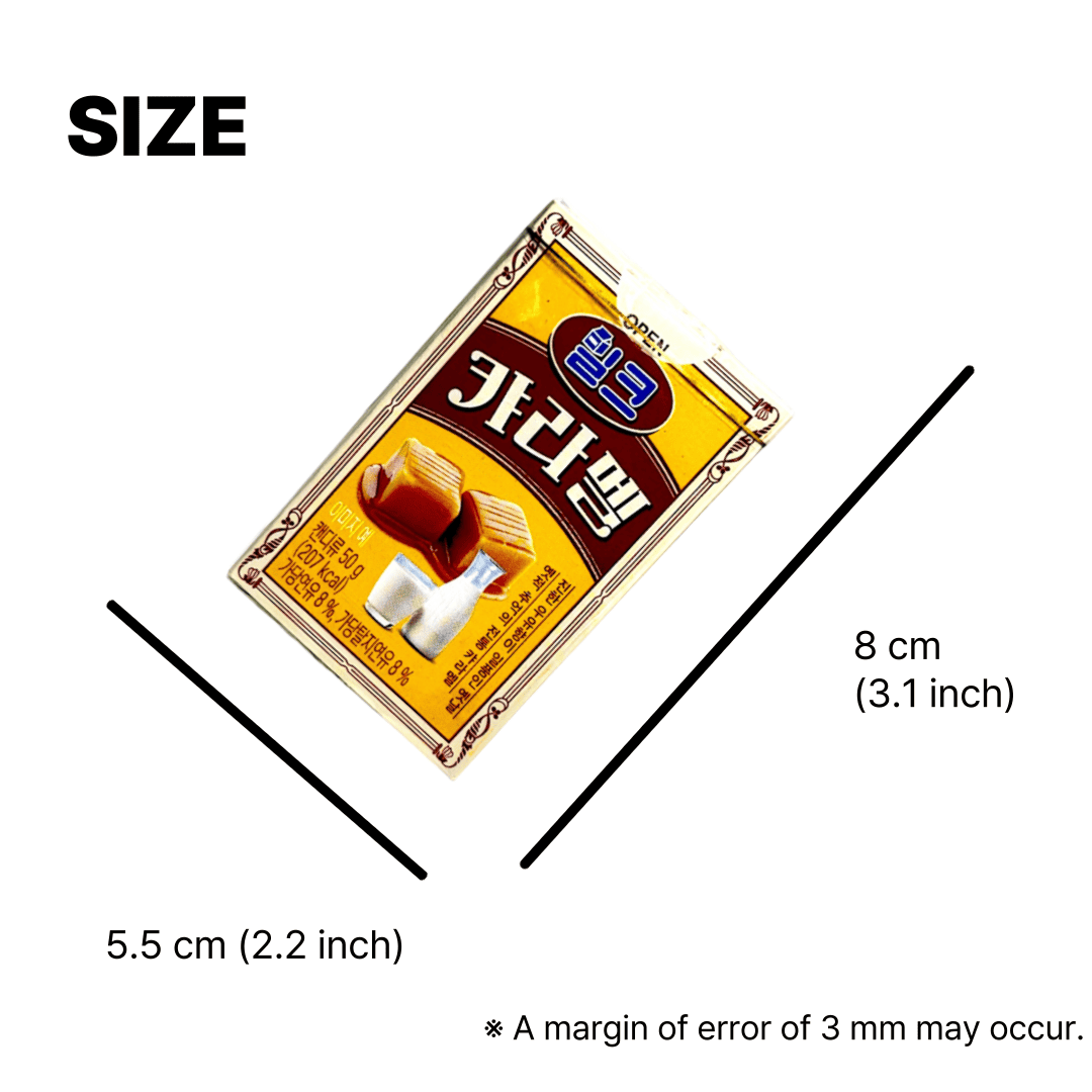Enjoy sweet korean traditional candy with rich milk flavor