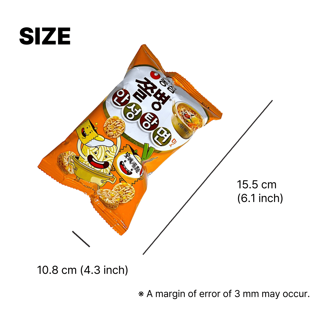 korean ramen chips with ansungtangmyun taste