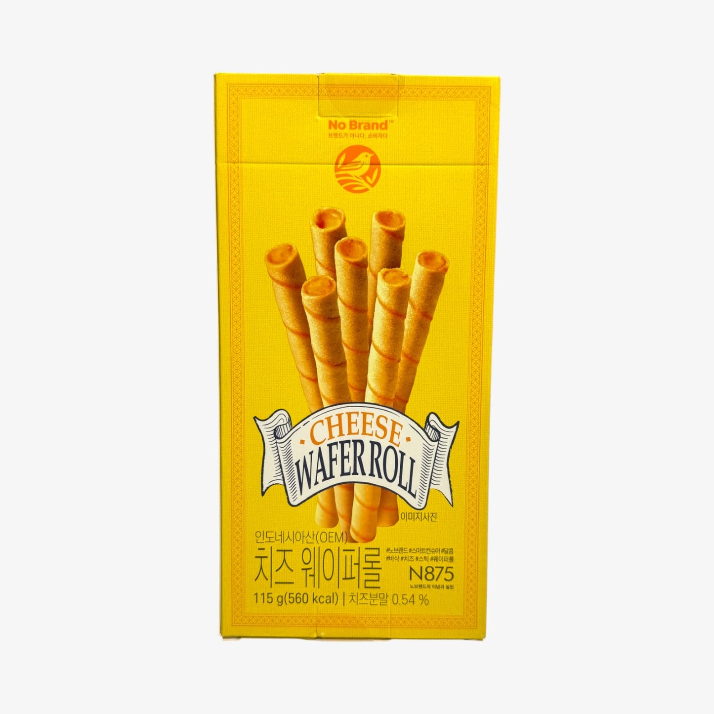 korean cheese wafer snack crunchy roll