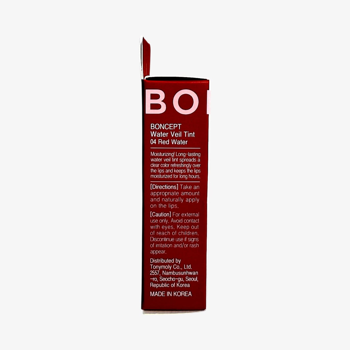 lip tint korea in vibrant red shade