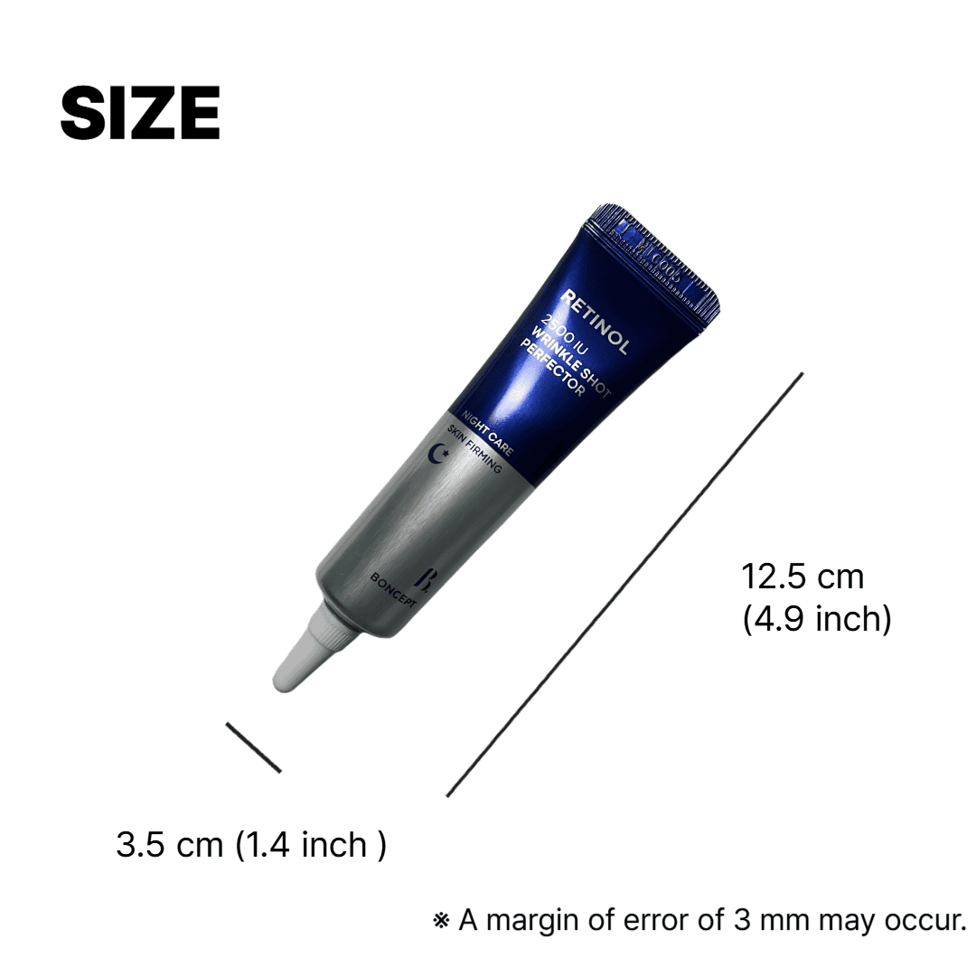 Boncept Retinol 2500 IU Wrinkle Shot Perfector – retinol cream for face | best retinol products for face | gentle & beginner-friendly
