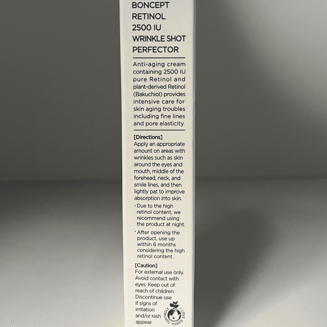 Boncept Retinol 2500 IU Wrinkle Shot Perfector – retinol cream for face | best retinol products for face | gentle & beginner-friendly