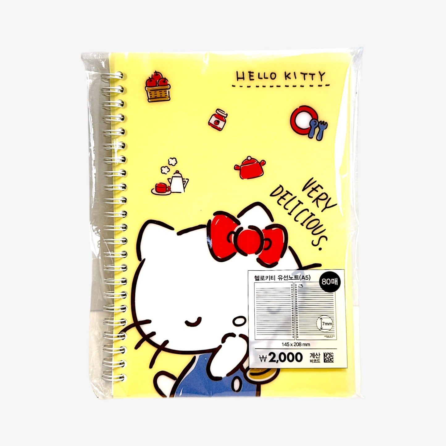 hello kitty lined stationery notebook – Hello Kitty A5 Lined Notebook 80 Sheets