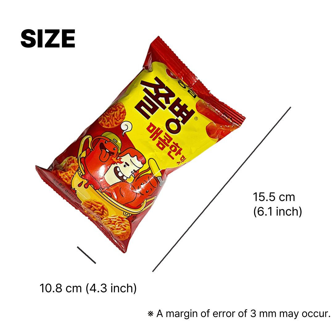 spicy korean chips with ramen texture