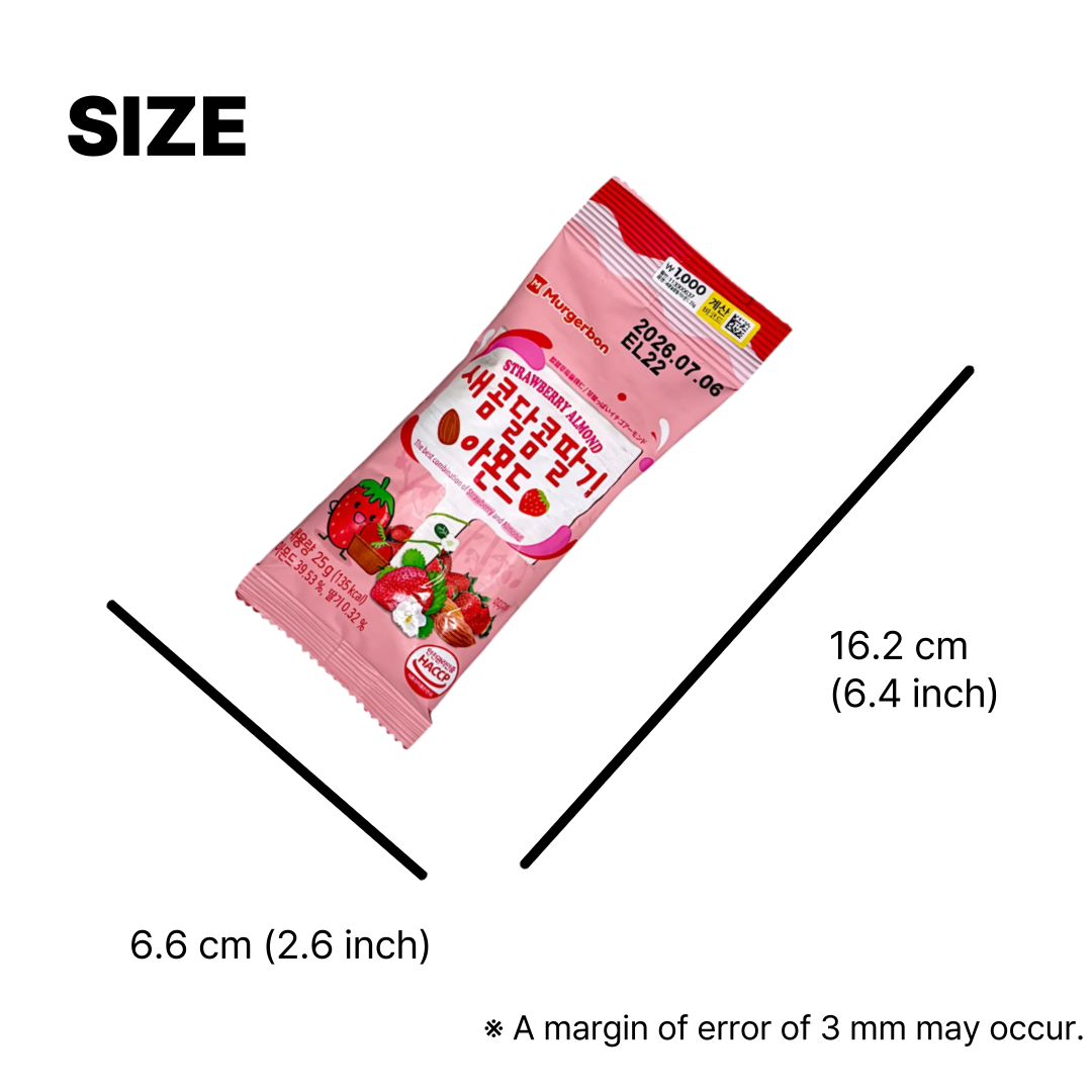sweet strawberry almond treat from korea