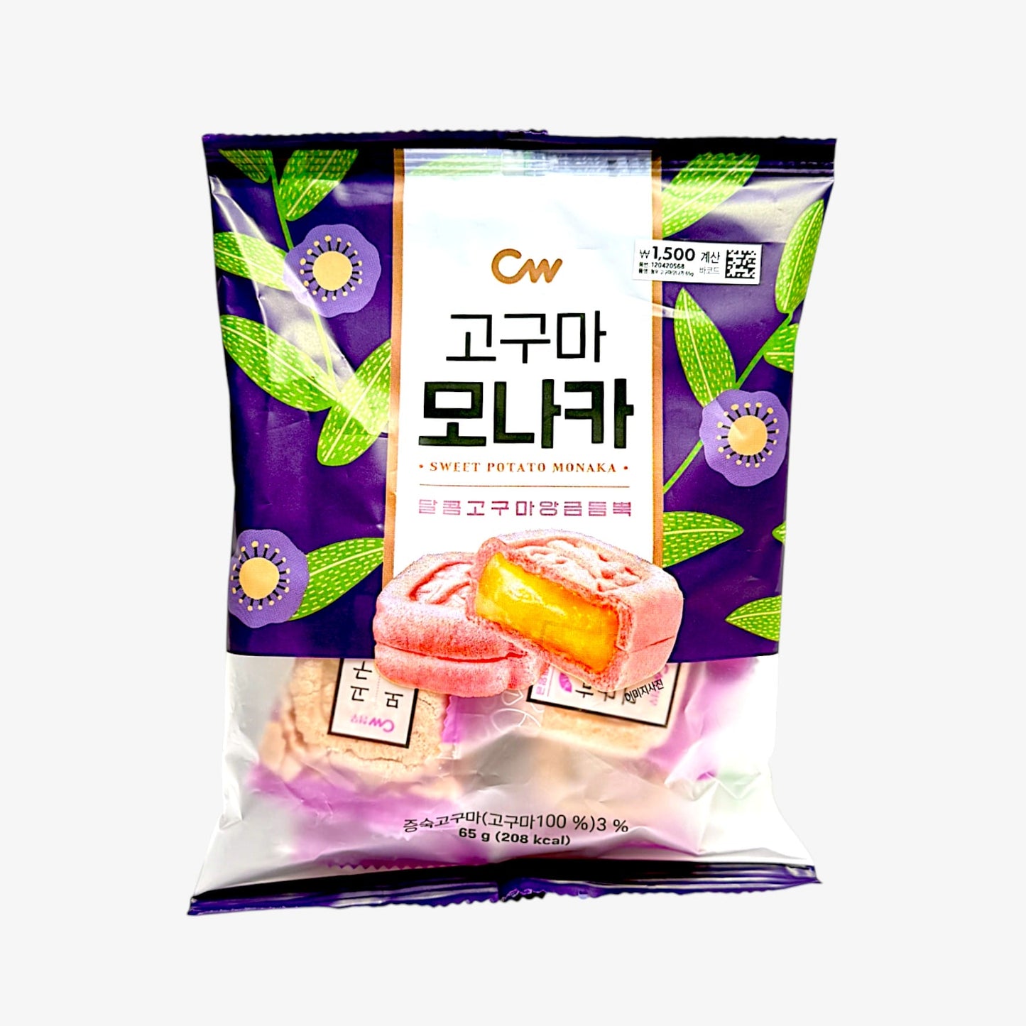 korean sweet potato snack – Chungwoo Sweet Potato Monaka