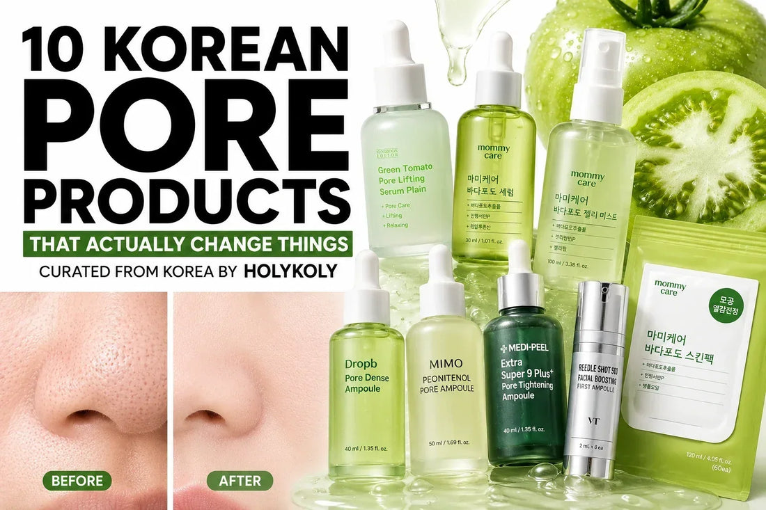 10 best Korean pore products curated from Korea — K-beauty pore care routine for large pores and sebum control
