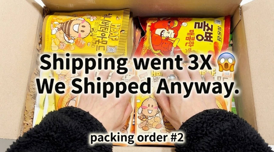HOLYKOLY ships Korean Snacks to Middle East despite tripled shipping cost — a promise kept