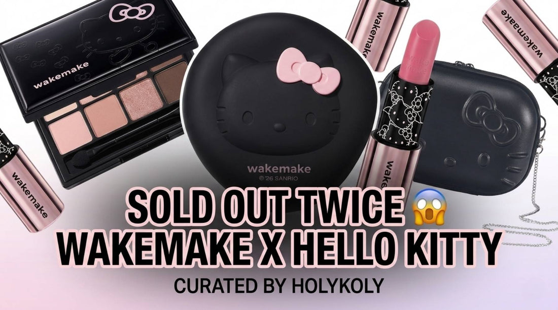 Wakemake x Hello Kitty Black Edition (2026): The Korean Makeup Collab That Sold Out Twice in Japan
