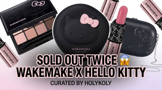 Wakemake x Hello Kitty Black Edition (2026): The Korean Makeup Collab That Sold Out Twice in Japan