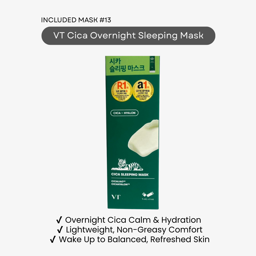 Daiso Korea best cica sleeping mask for sensitive skin VT Cica Sleeping Mask 4ml