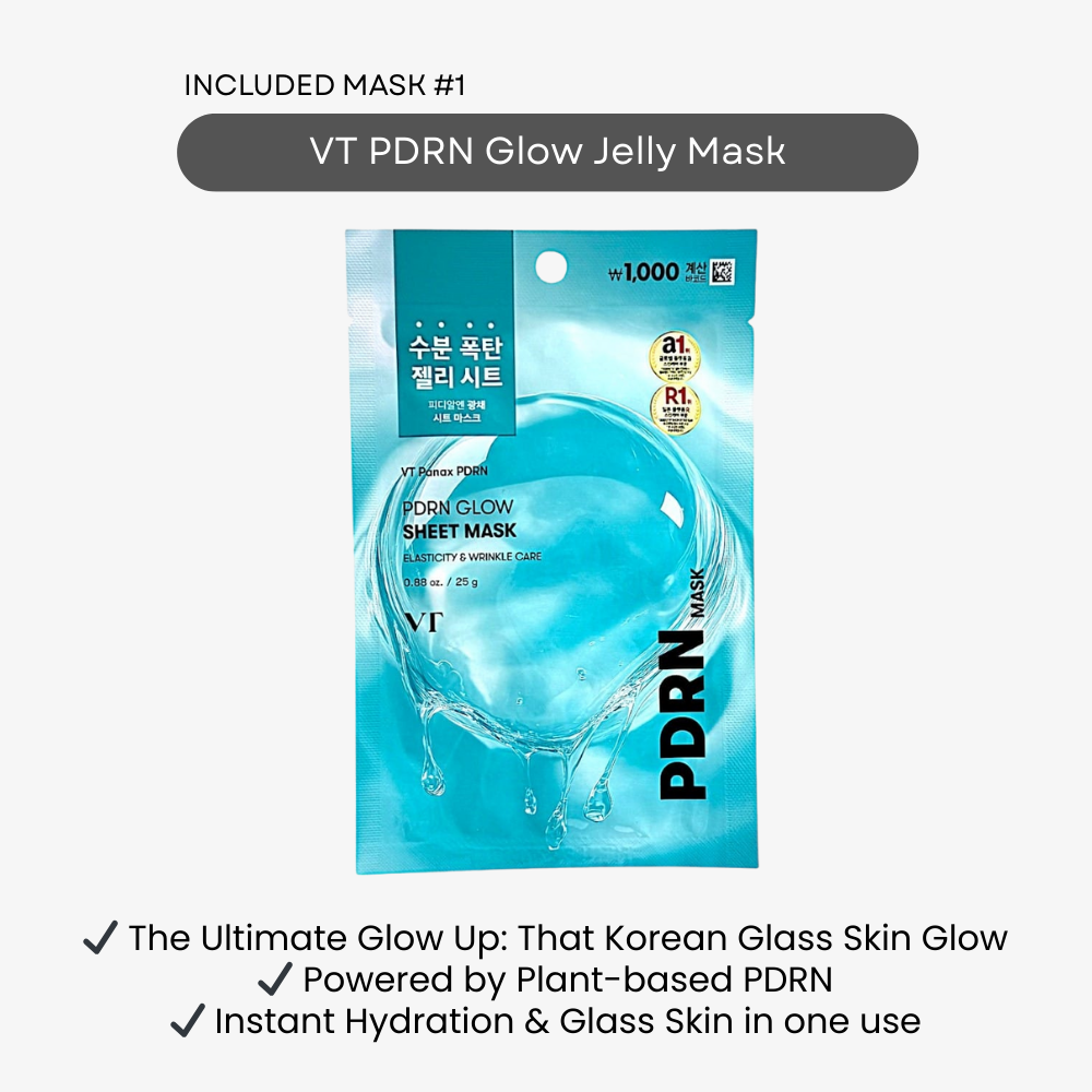 best pdrn face mask for glowing skin – VT Glow Sheet Mask