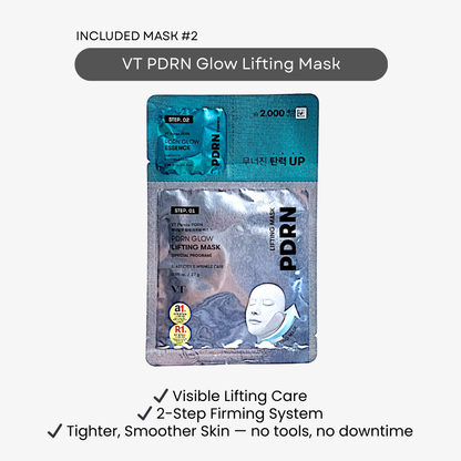 Daiso Korea Best korean lifting sheet mask with essence – VT PDRN Mask Set
