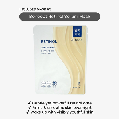 Daiso Korea Best retinol products for face – Boncept Retinol Serum Mask