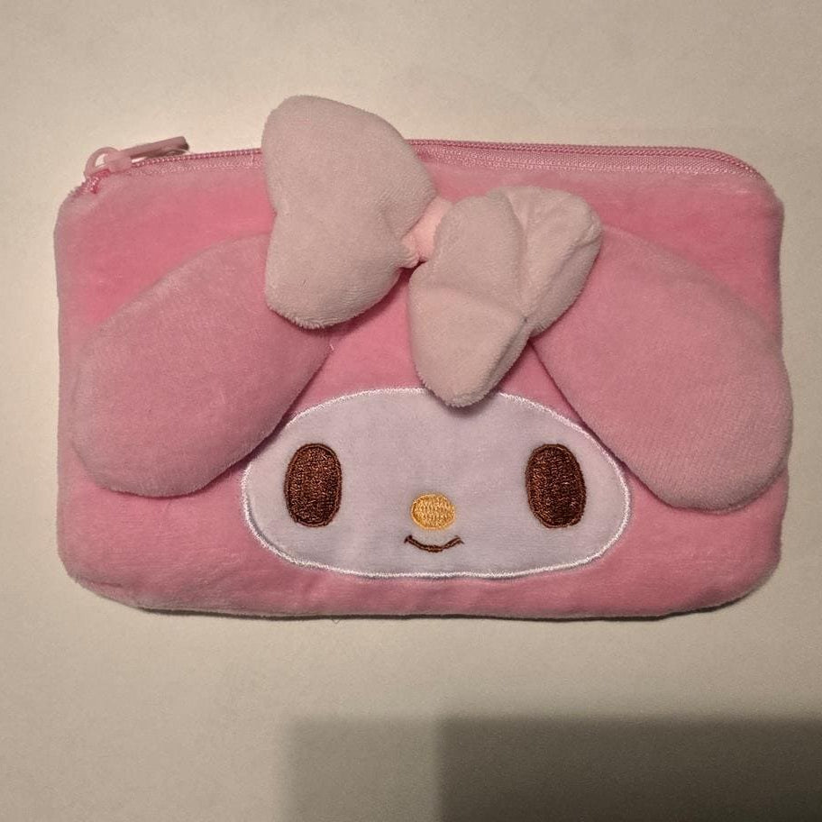 Daiso Korea Sanio My Melody Flat Plush Pouch