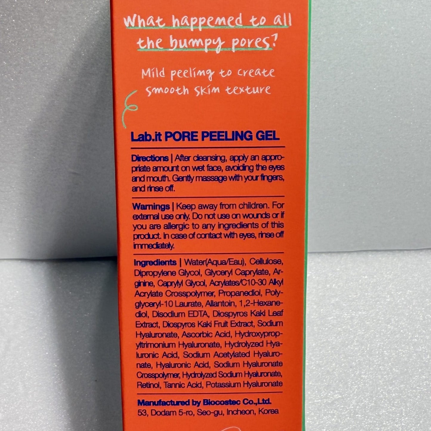 pore care peeling gel for oily skin