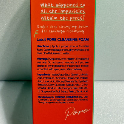 HOLYKOLY face wash with deep pore cleansing