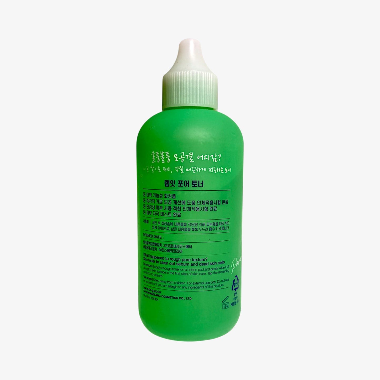 Dr.G pore toner with oil control effect