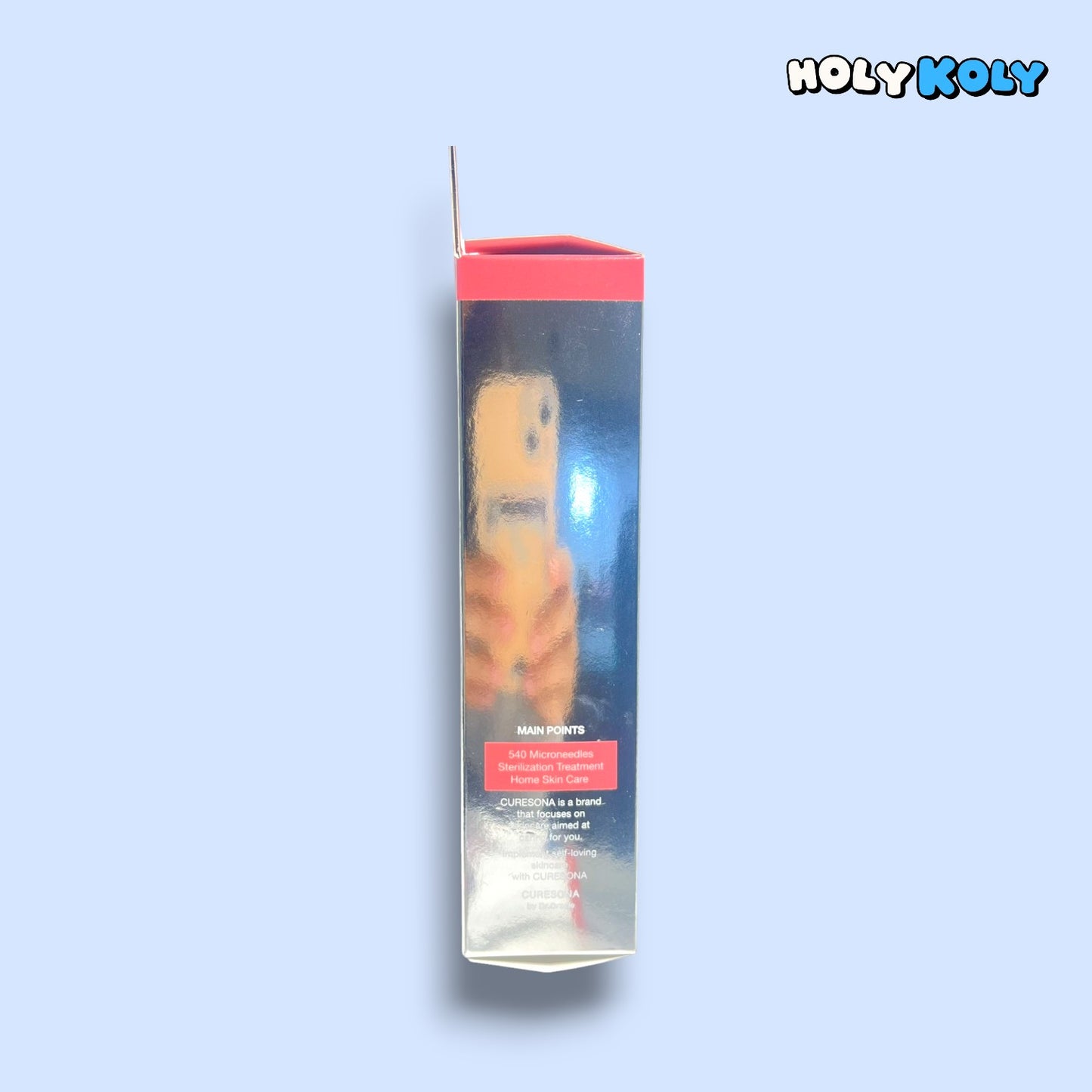 korean skincare derma roller with ergonomic handle