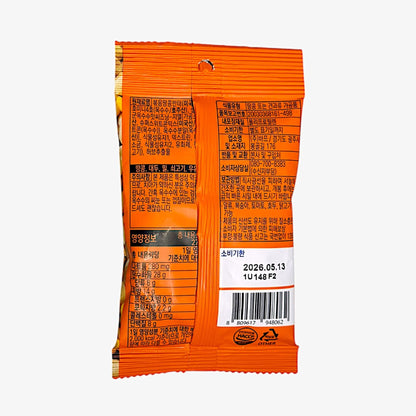 korean corn snacks with peanuts and corn fries