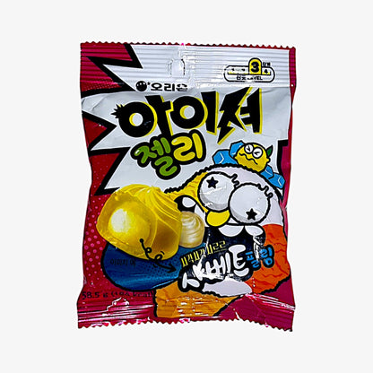 korean sour sherbet gummy candy Aisher Jelly Sherbet Filling