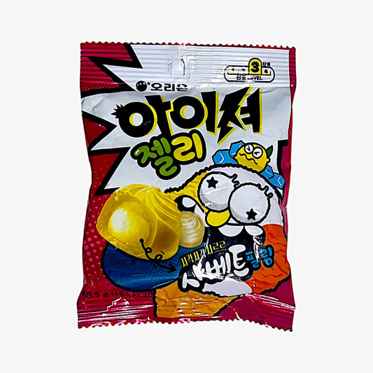 korean sour sherbet gummy candy Aisher Jelly Sherbet Filling