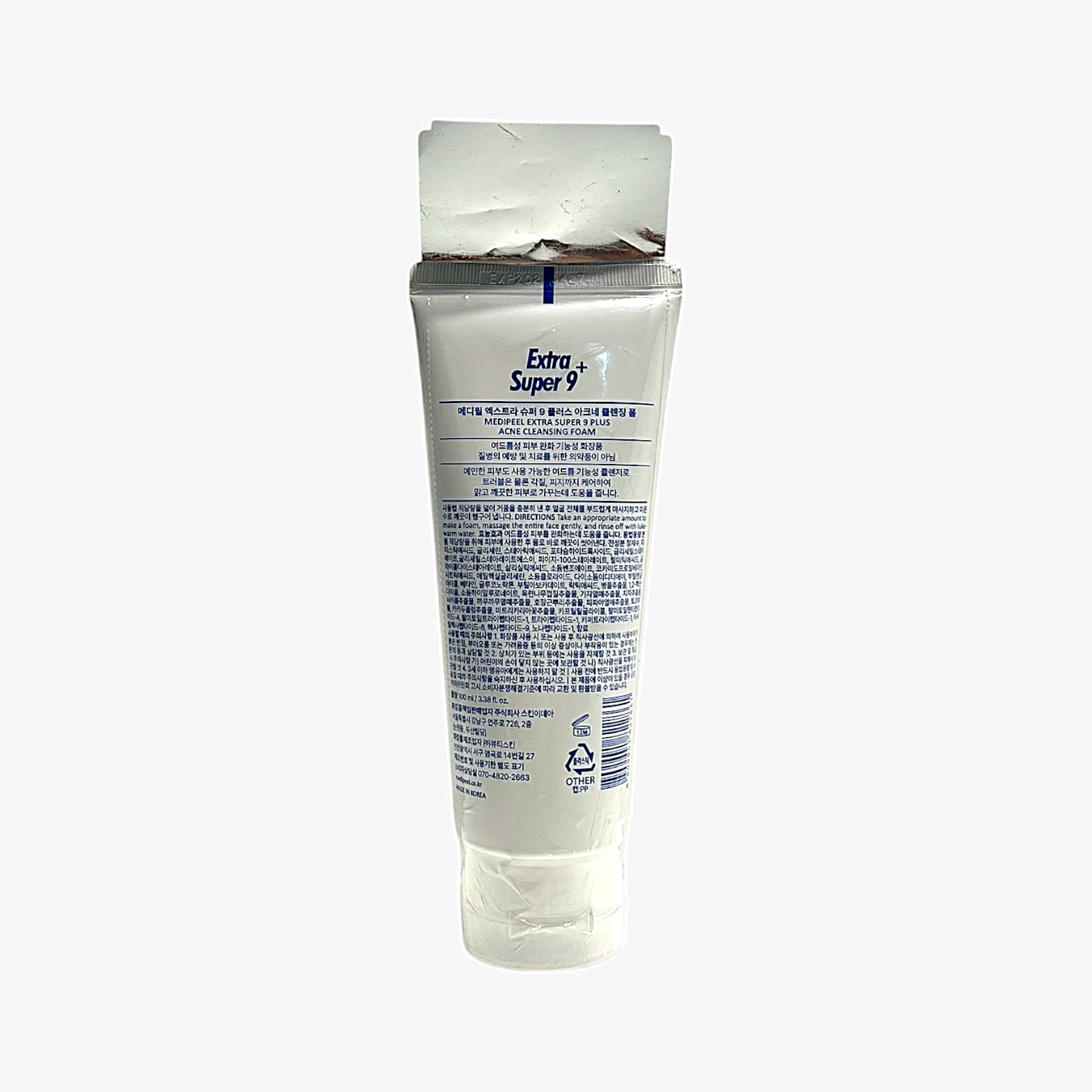 acne face wash with korean acne cleanser
