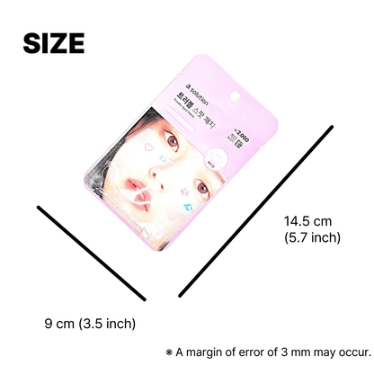 Clear acne spot stickers for sensitive skin