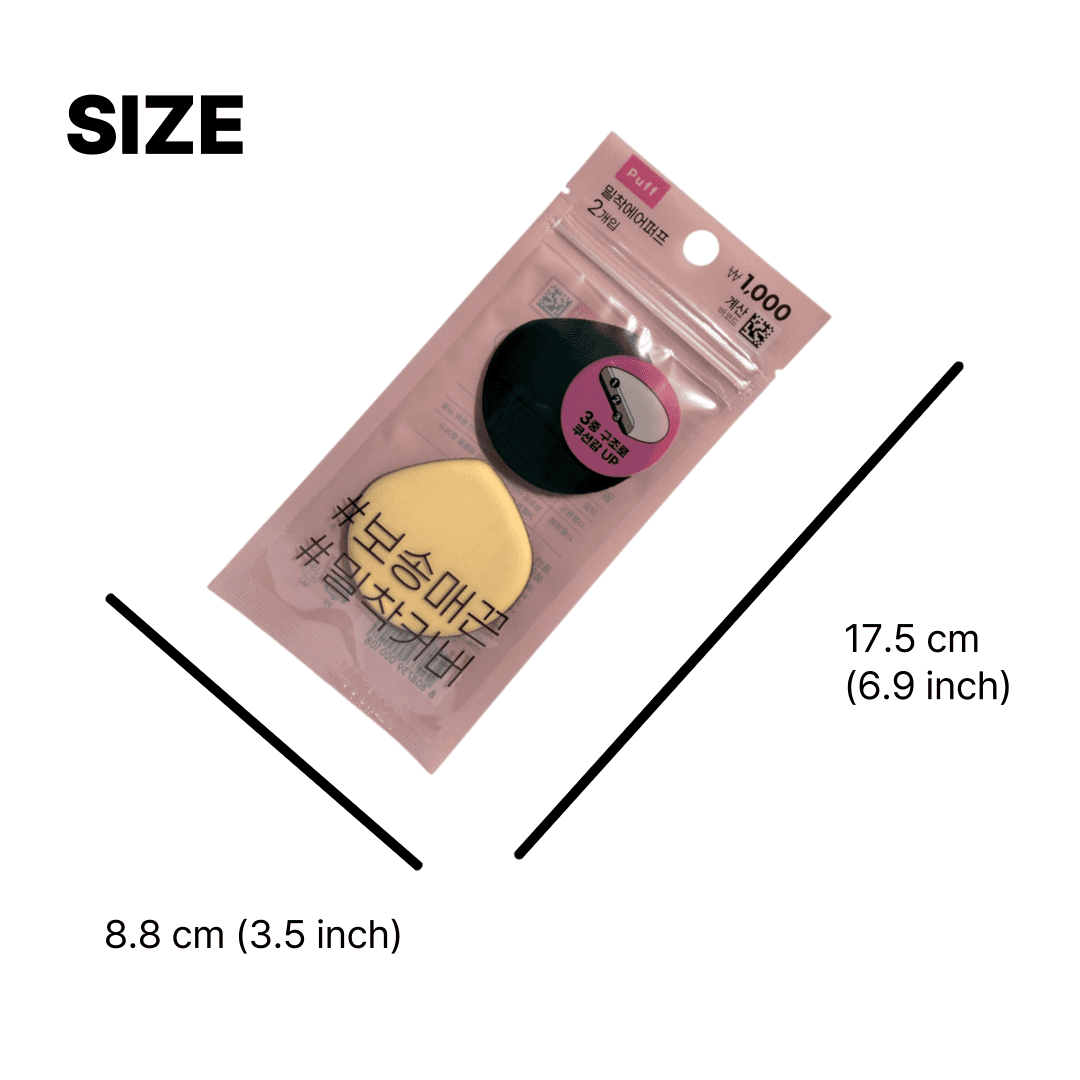 seamless makeup puff for smooth touch-up