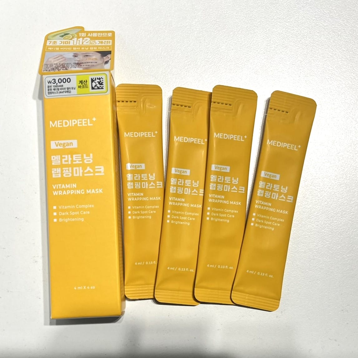 korean vitamin c face mask for pigmentation and glow