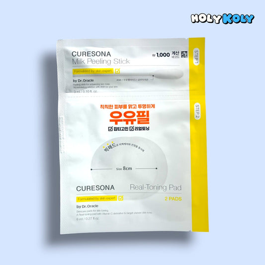 skin brightening treatment at home with CURESONA Real Toning Kit