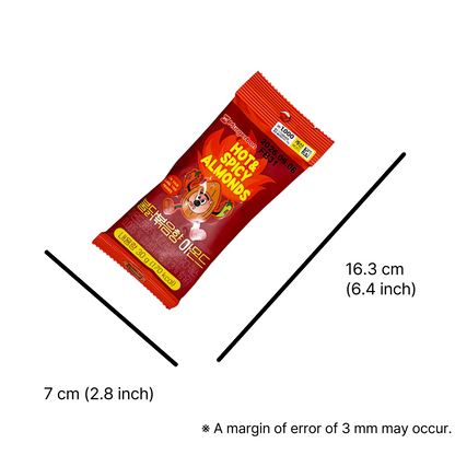 korean buldak nuts spicy almond mix