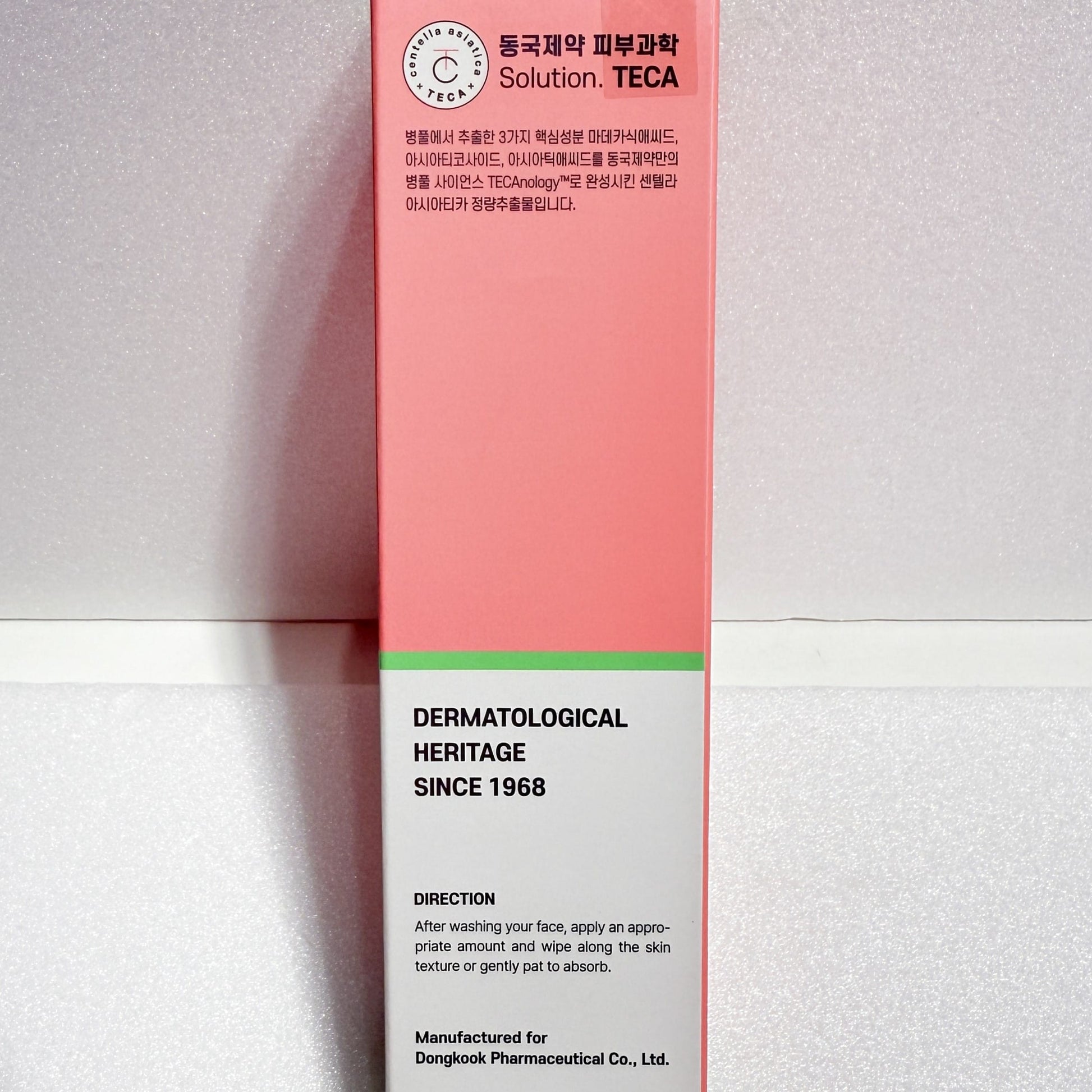 centella toner after cleansing with TECA