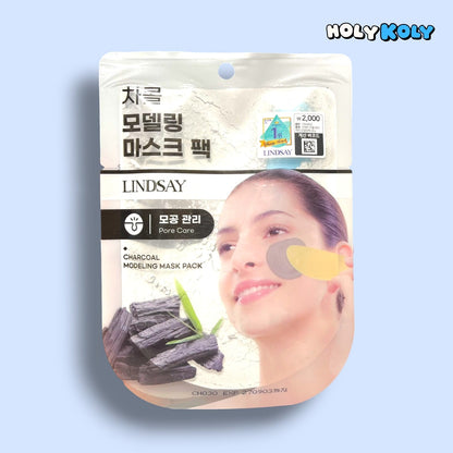 charcoal modeling mask lindsay 28g – Lindsay Modeling Mask Pack