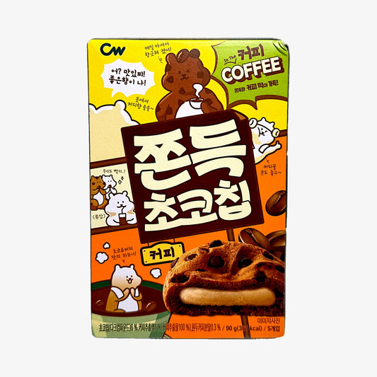 chewy chocolate chip coffee snack – Cheongwoo Choco Cookie