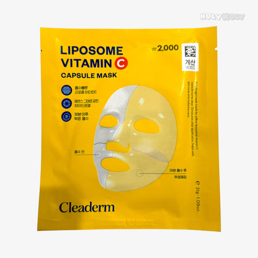dark spot mask Cleaderm Liposome Vitamin C Dark Spot Radiance Hydrogel Mask
