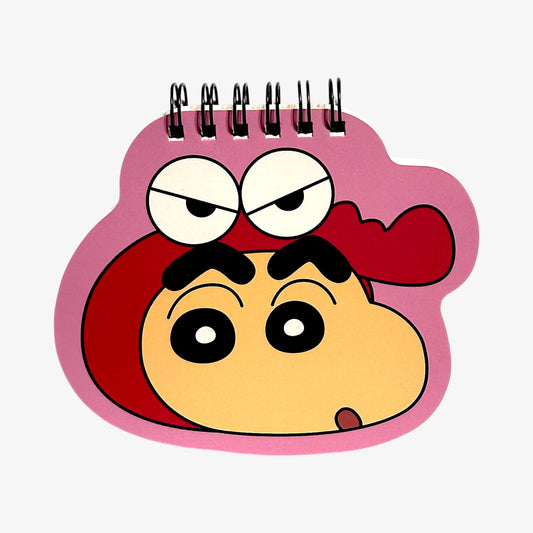 cute crayon shin chan memo pad - Jjanggu Face-Shaped Memo Pad 60 Sheets
