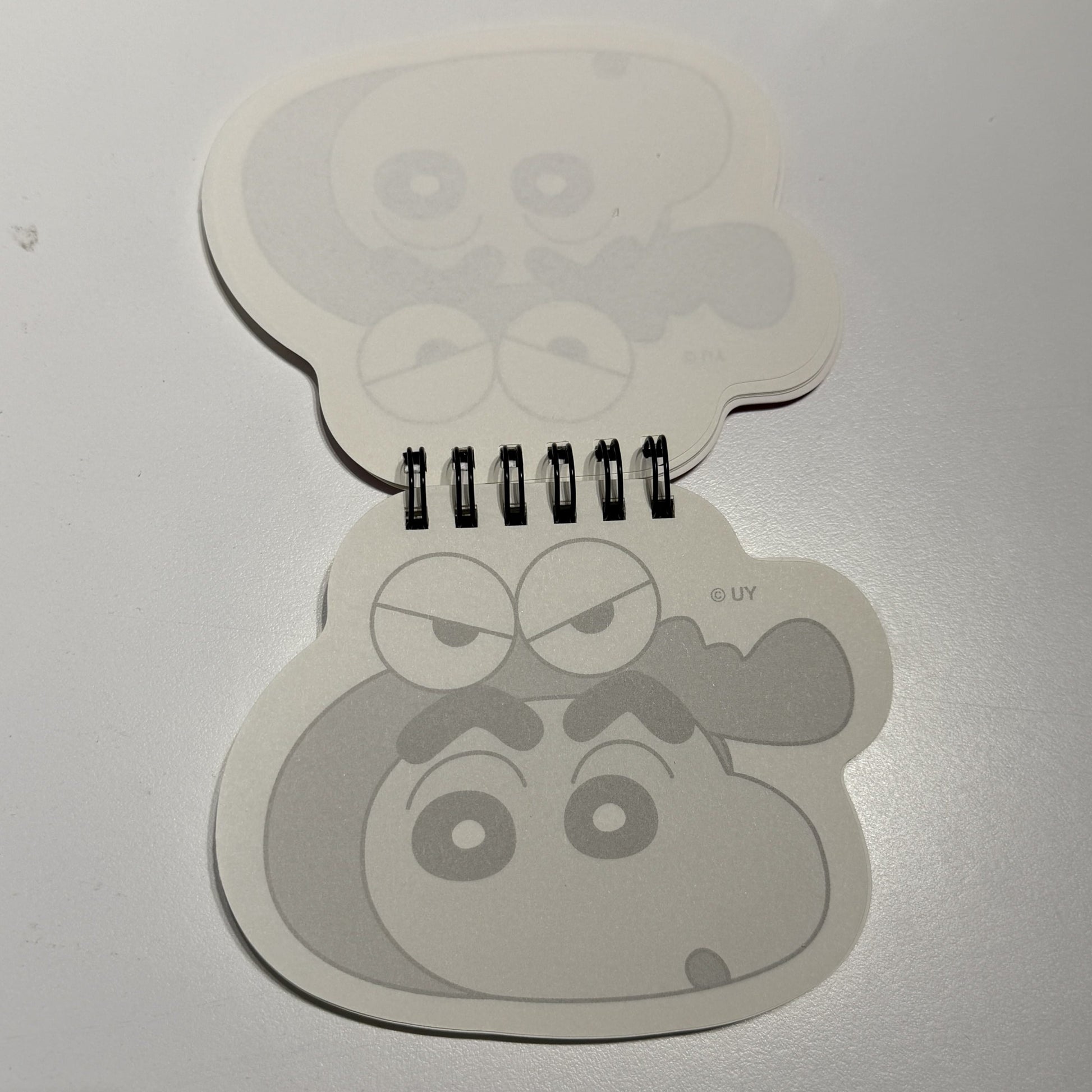 shin chan memo pads with face shape design